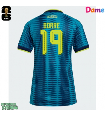 Colombia Rafael Santos Borre #19 Replika Udebanetrøje Dame VM 2026 Kortærmet